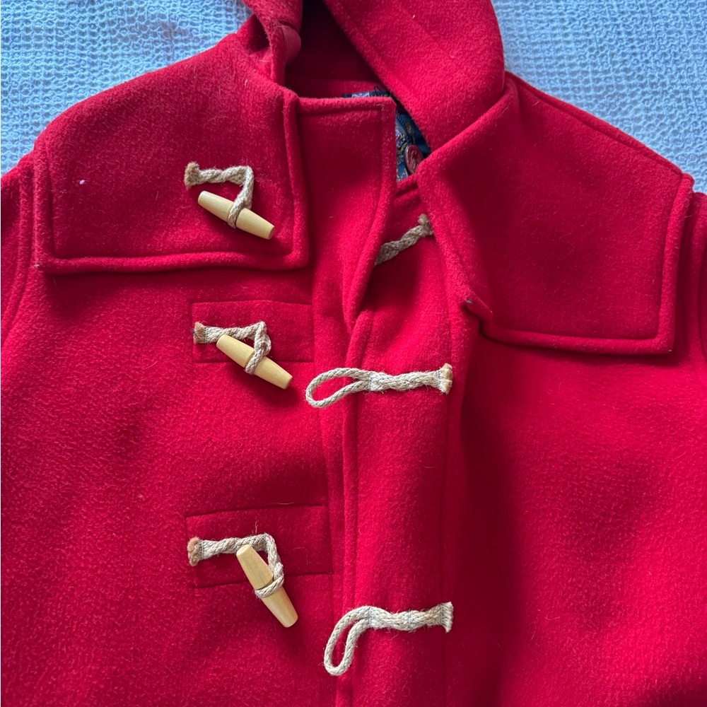 Gloverall Red Duffle Coat